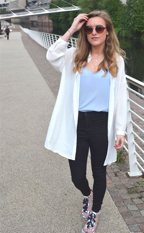 how to style oversize white shirt